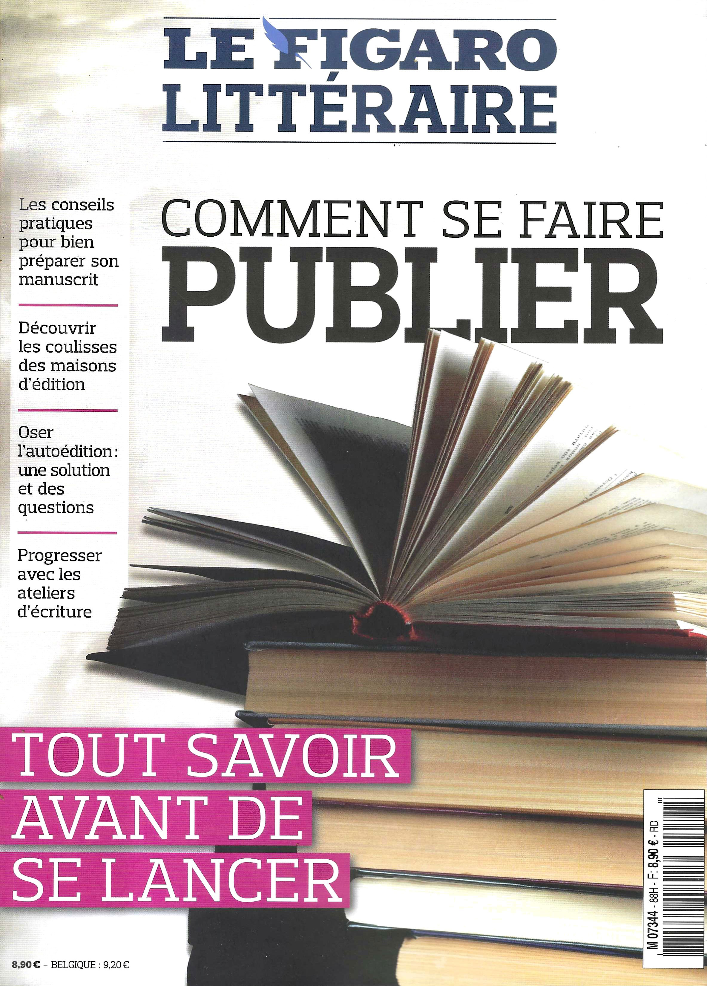 couverture Le figaro Littéraire