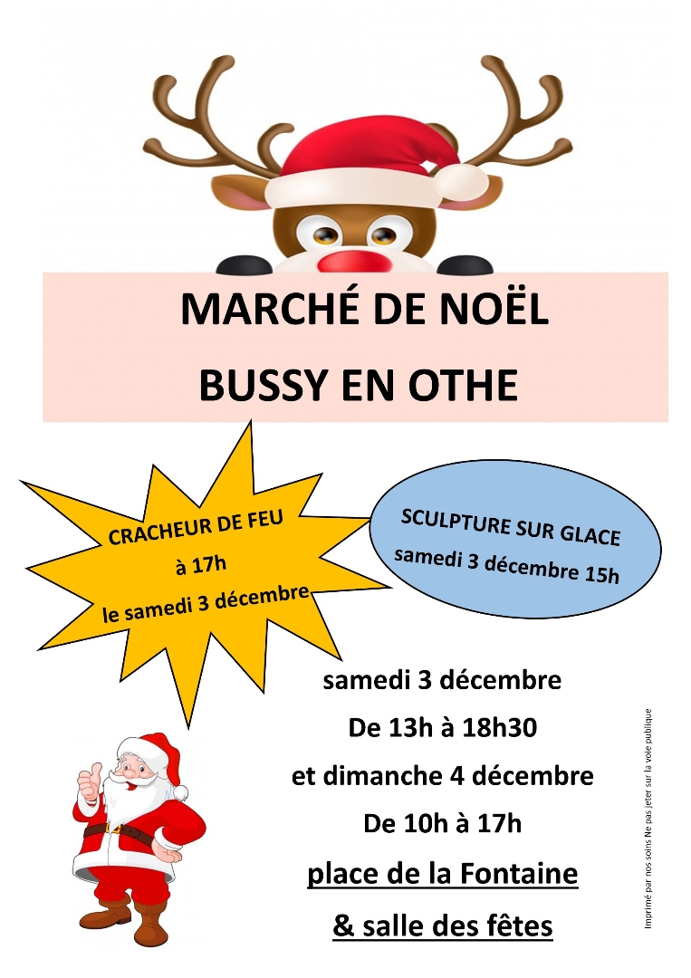 Marche de Noël de Bussy en Othe le samedi 3 décembre 2022