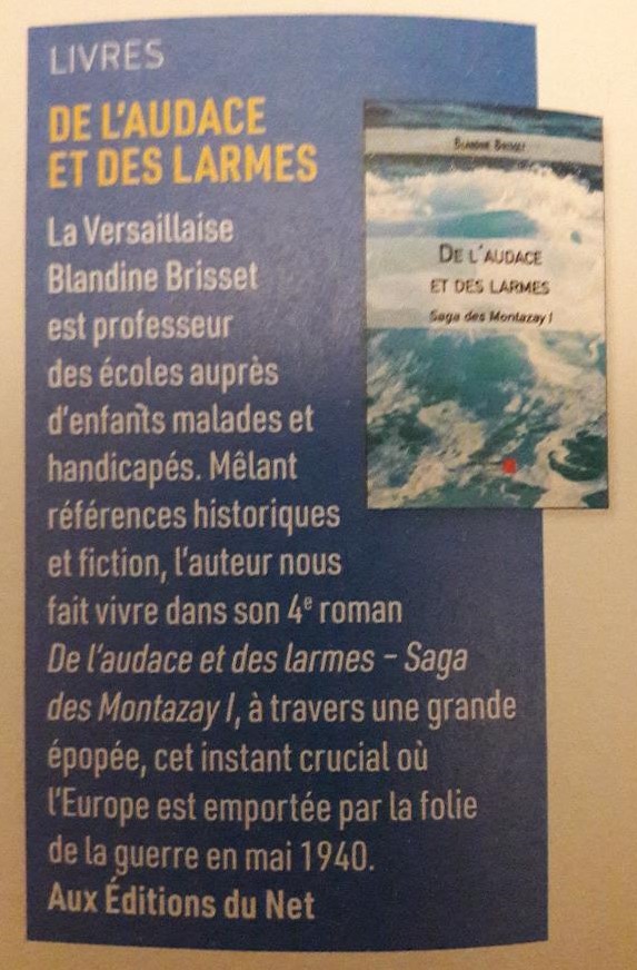 Brève du magazine de Versailles