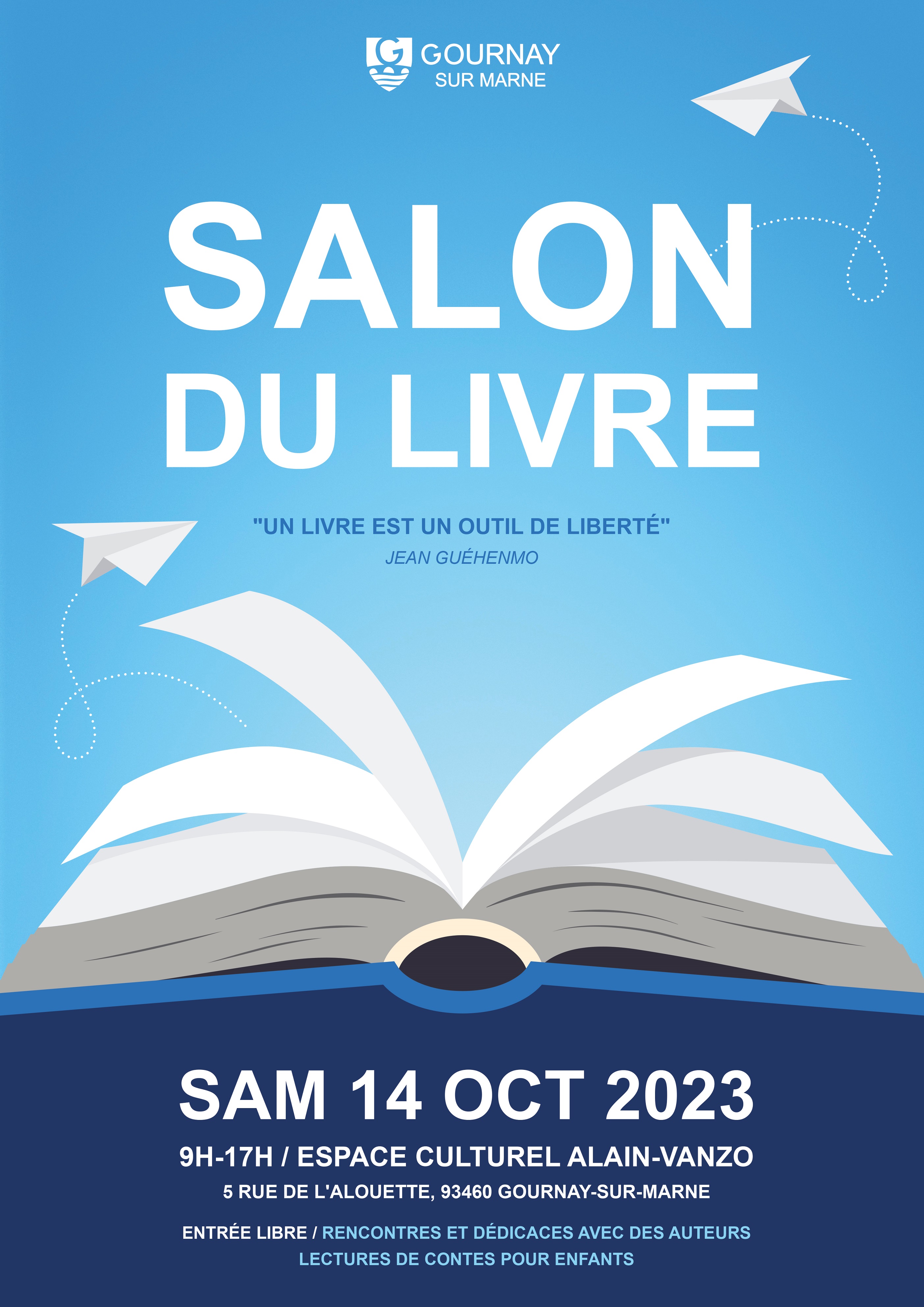 1 er salon du livre  Gournay-sur-marne (93)