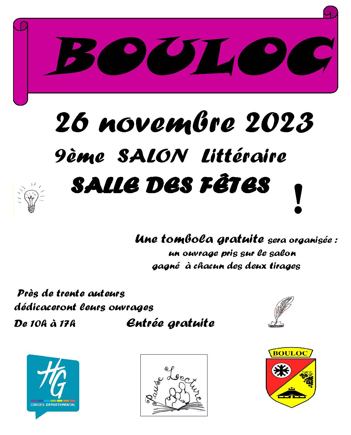 Salon du livre de Bouloc 31