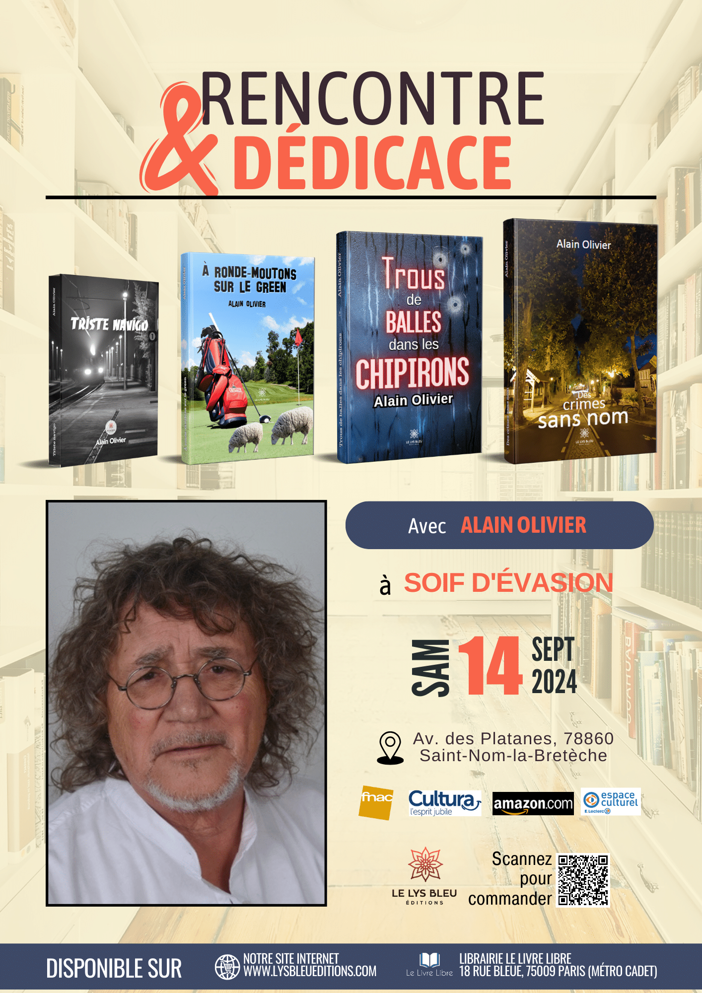 Affiche dédicace 14 09 2024