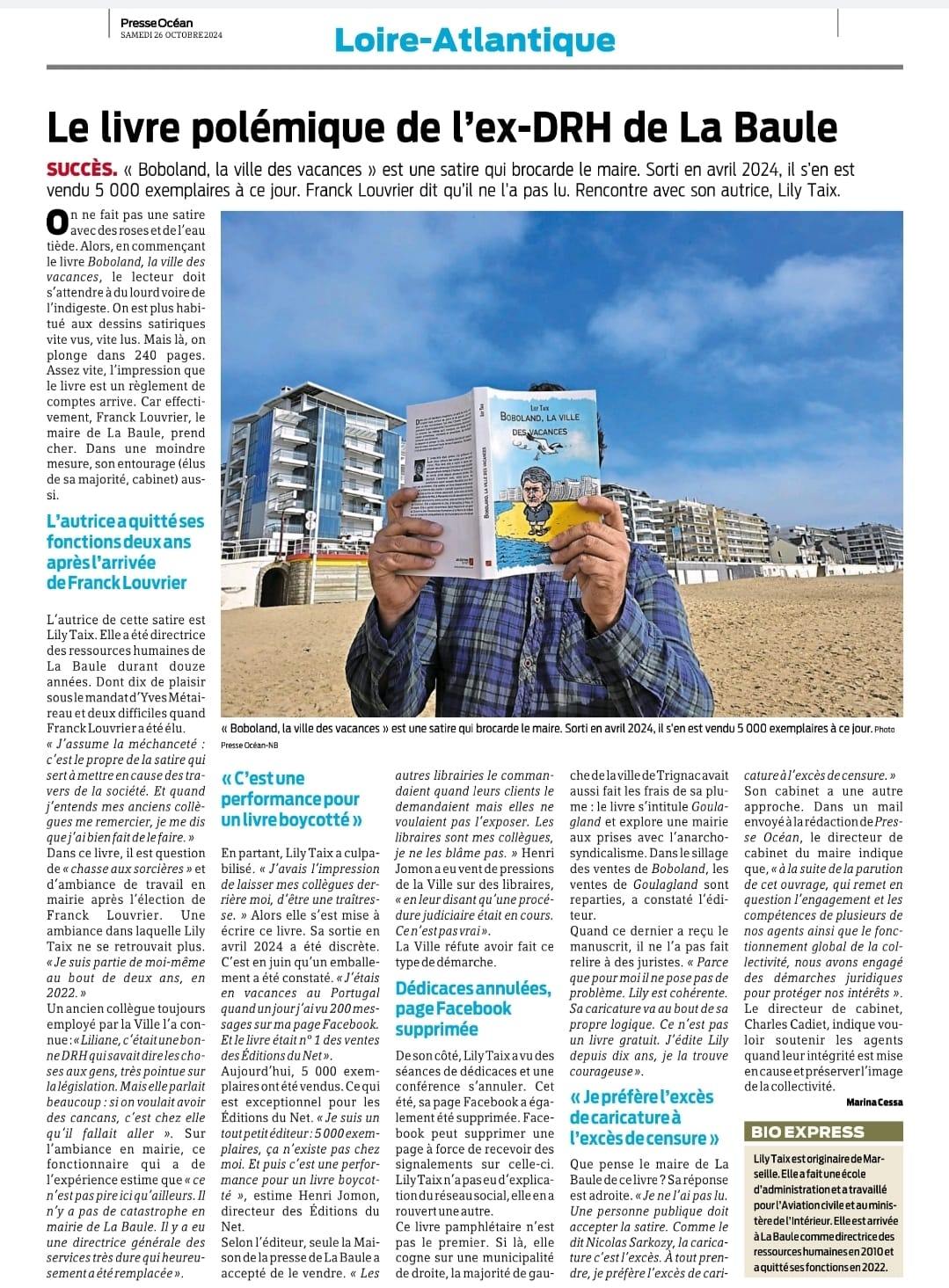 Article sur Boboland la ville des vacances de LilyTaix