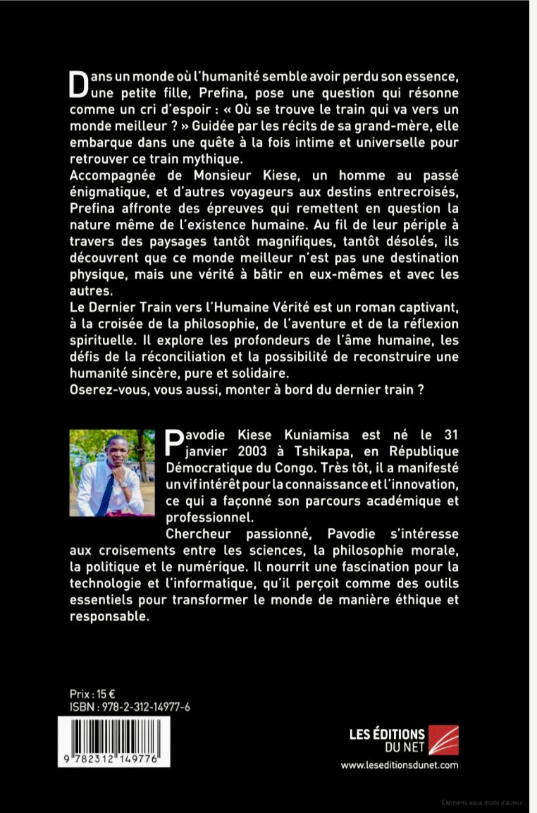 « Si nous ne pouvons etre sages, soyons au moins pleinement humain. » Pavodie Kiese