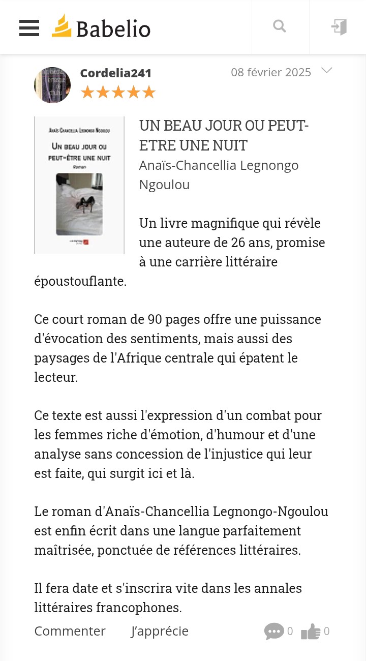 Un roman déjà remarqué par la critique