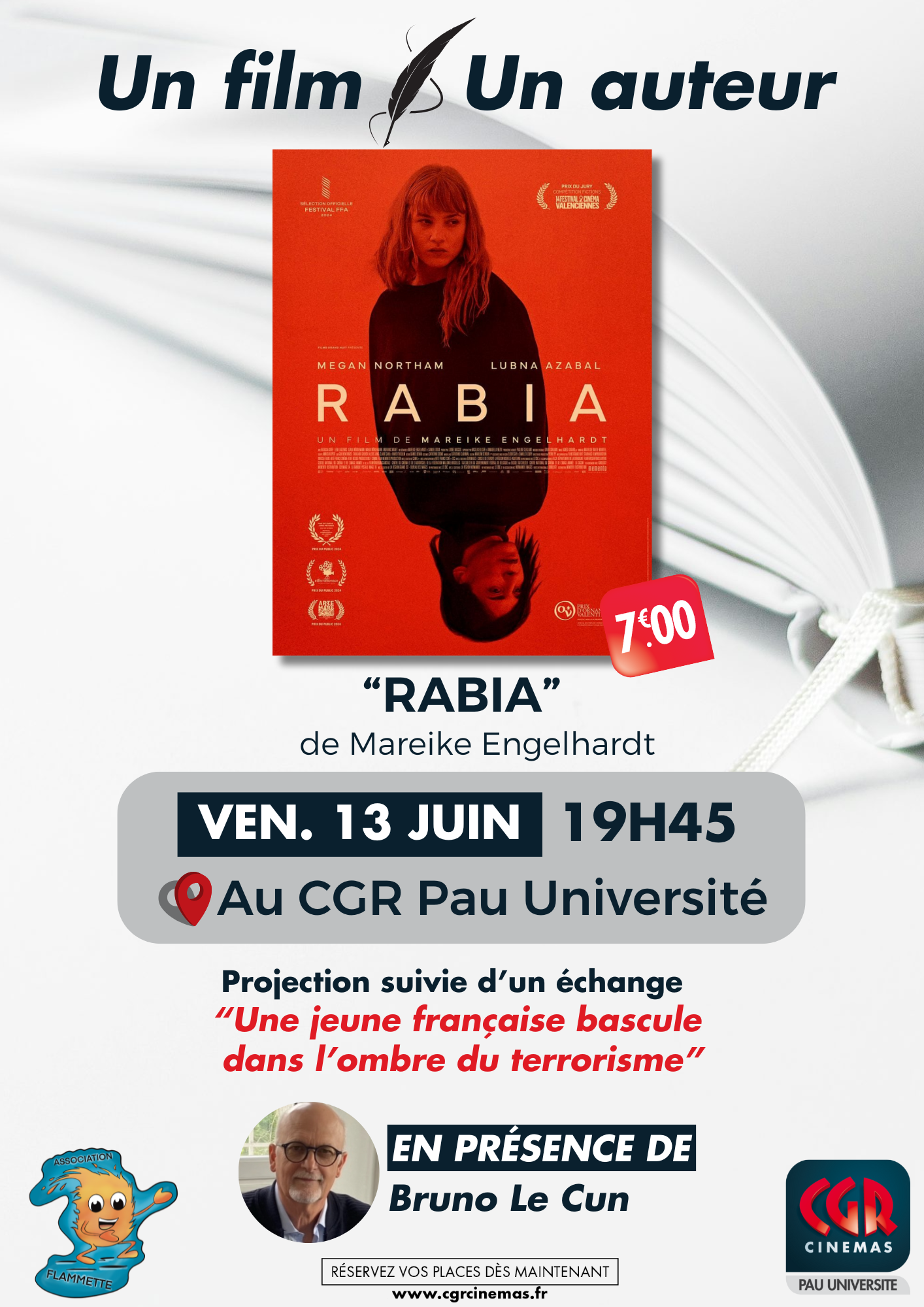 13 juin CGR Pau Un film, un auteur