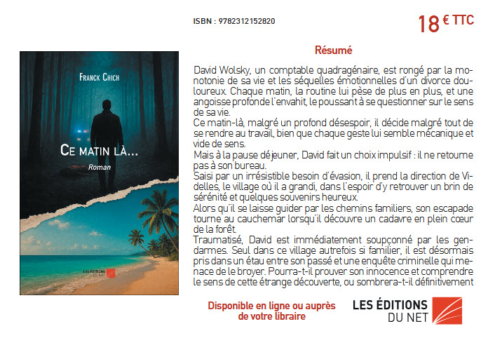 présentation des livres : Ce matin là et l'affaire Morin