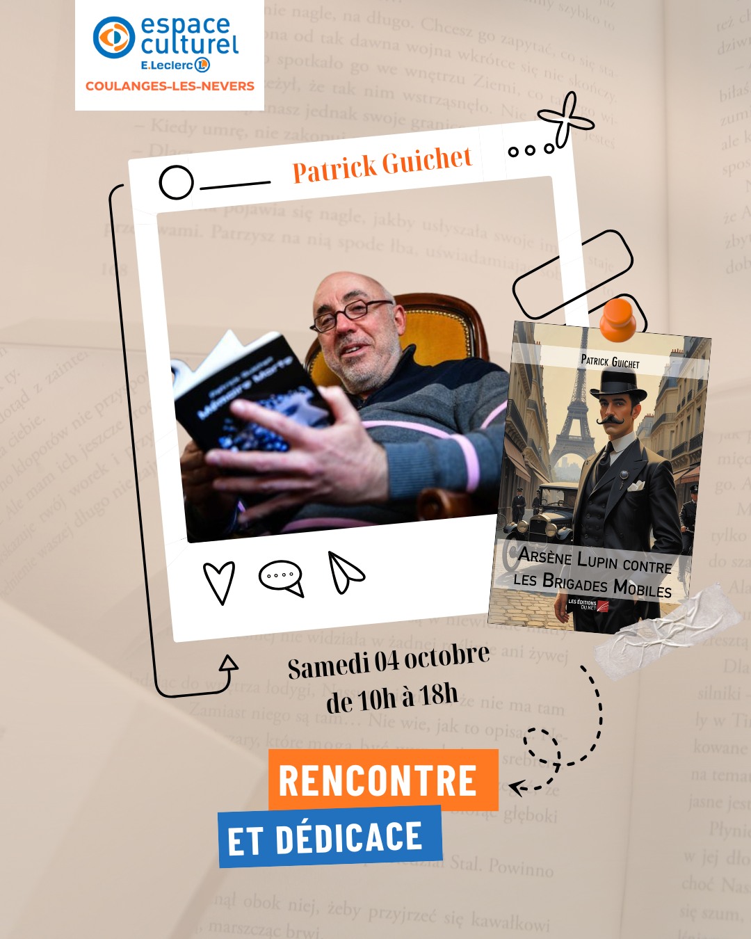 annonce sur la page Facebook du magasin