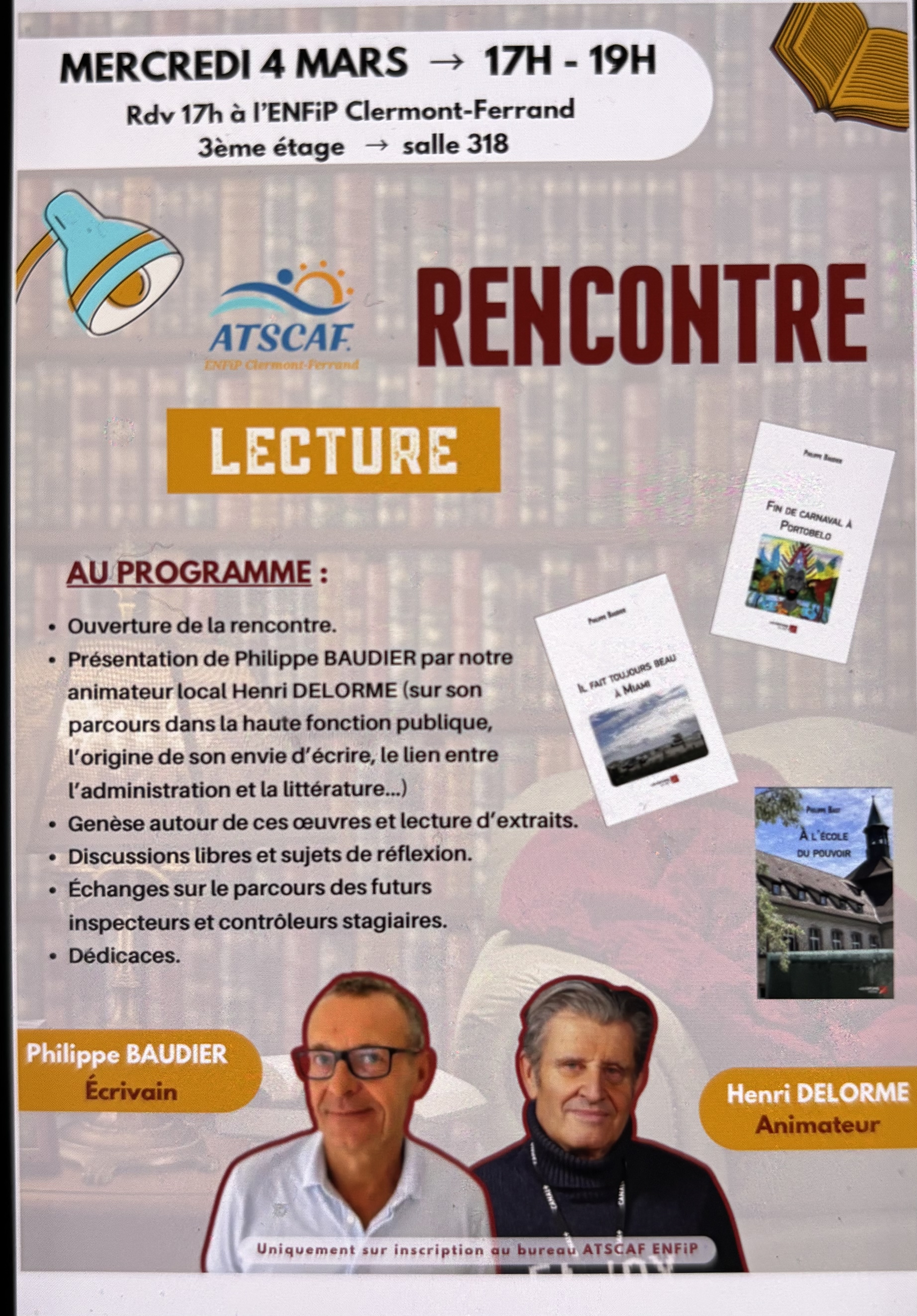 Club lecture à Clermont Ferrand