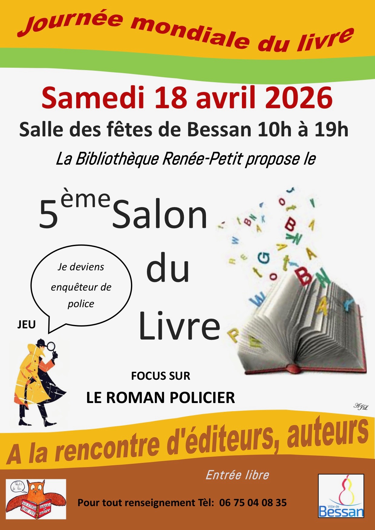 Salon Bessan le 18 avril 2026