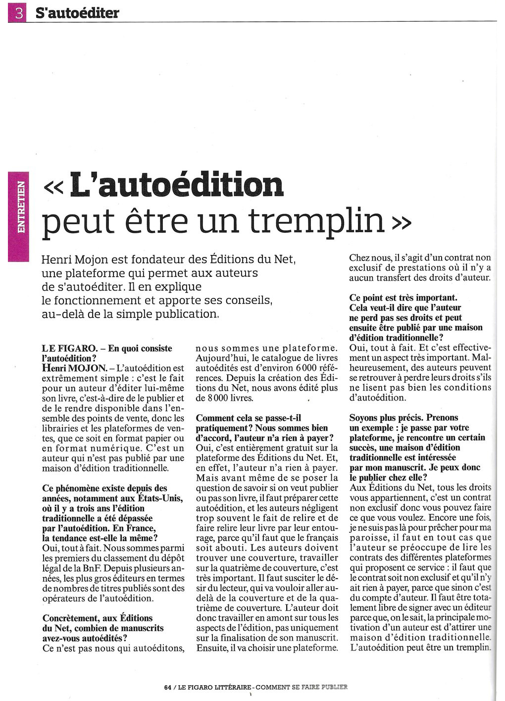 entretien le figaro 1